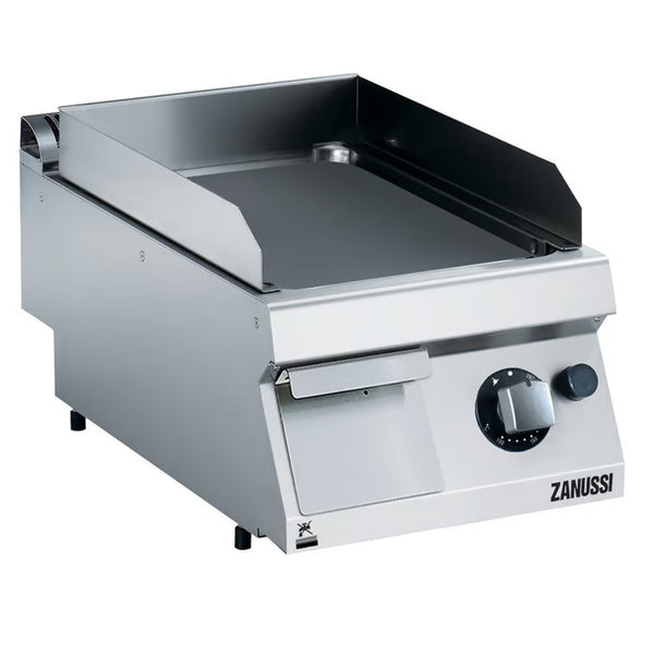 Zanussi EVO700 372320, 400mm Fry Top with Smooth Brushed Chrome Plate