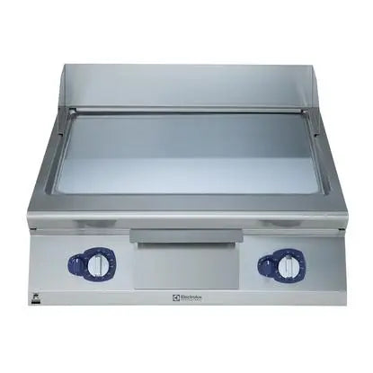 Electrolux Modular Cooking Range Line 900XP 391054, Full Module Gas Fry Top Smooth Polished Chrome Plate