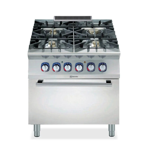 Electrolux Modular Cooking Range Line 900XP 391260, 4-Burner Gas Range 10 kW on Oven