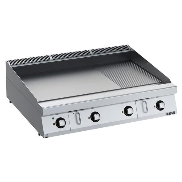 Zanussi EVO900 392405, 1200mm Fry Top with 2/3 Smooth 1/3 Ribbed Chromium Plate