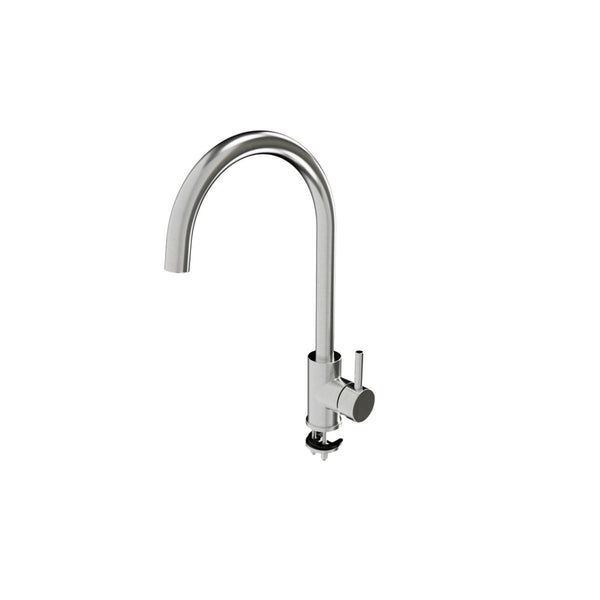 3Monkeez T 3Mss Gs5Mix Stainless Steel Swivel Gooseneck Sink Mixer