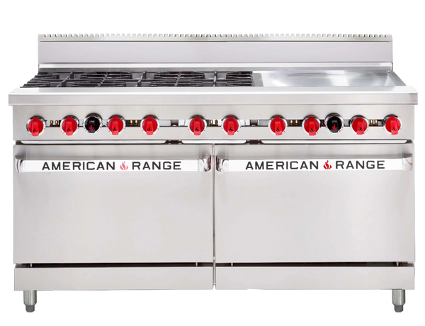 American Range 60" Oven Range AAR.6B.24G