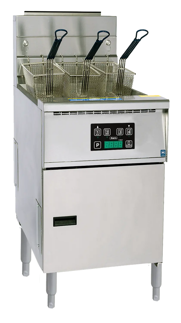 Anets AGP60WD Platinum Series Gas Tube Fryer - Digital Control