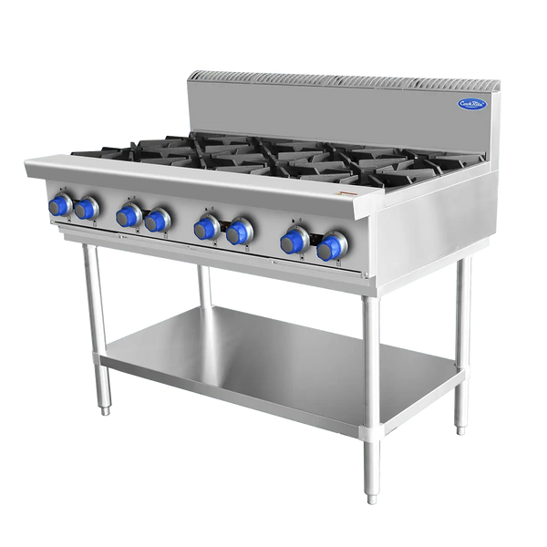 Cookrite AT80G8B-F-LPG, 8 Burner Cook Tops