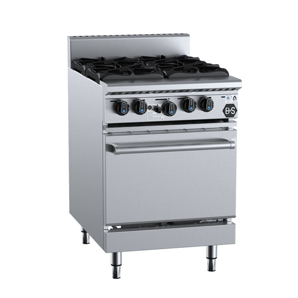 B+S K+ KOV-SB4 Four Burner Oven