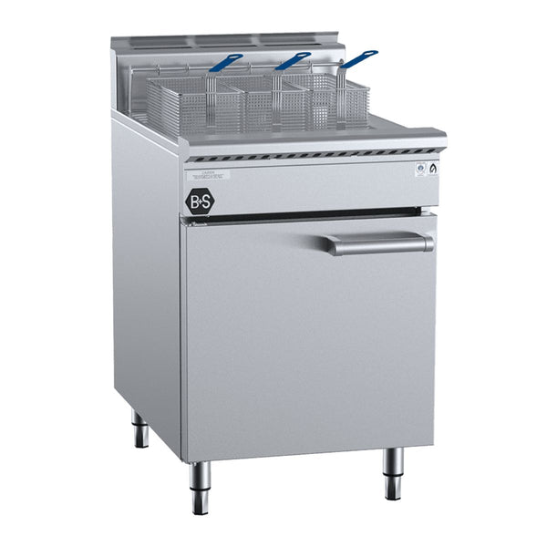B+S Black TF-601 Single Pan Three Basket Turbo Fryer