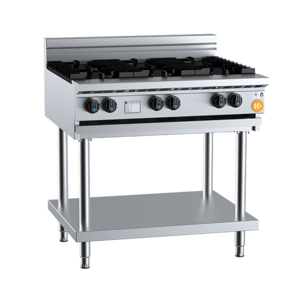 B+S K+ KBT-SB6 Six Burner Boiling Top on Stand