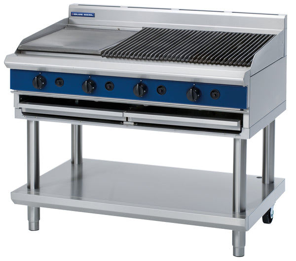 Blue Seal Evolution G598-B, 1200mm Char Grill with Bench Base