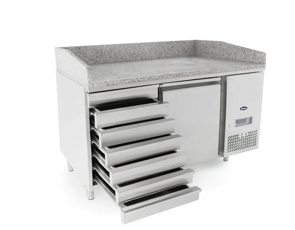 Atosa EPF3490, 1 Door Pizza Table Pizza Prep Fridge 180L