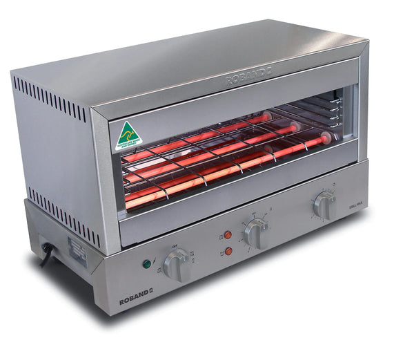 Roband GMX810G Grill Max Toaster - 8 Slice, Glass Element