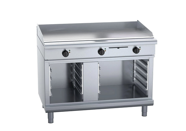 Waldorf 800 GPL8120E-CB, 1200mm Griddle Low Back Model with Cabinet Base
