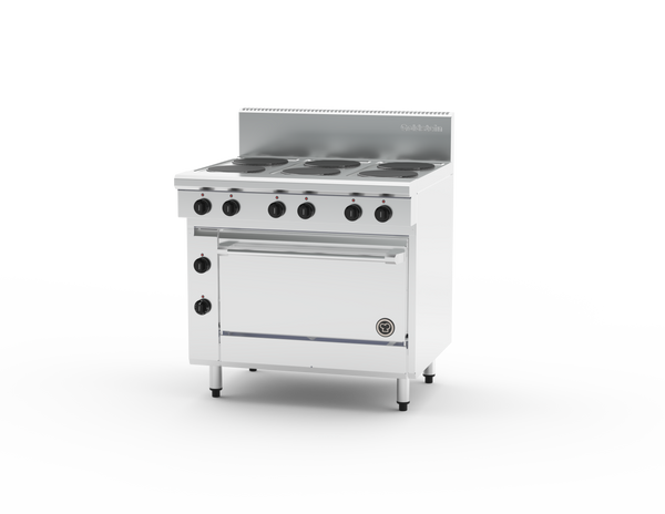 Goldstein 800 X-Series PE6S28-X, 6 Solid Plate Static Oven Range