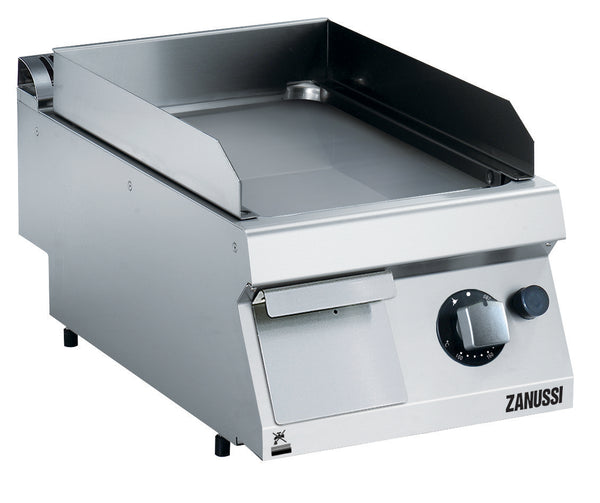 Zanussi EVO700 372037, 400mm Fry Top with Smooth Polished Chrome Plate