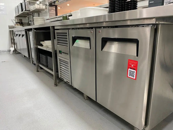 SKOPE ReFlex RF7.UBR.2.SD Double Solid Door Underbench Fridge