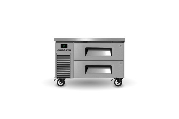 Skope RF8.CBR.1.2D - ReFlex Series - 2 Drawer Chef Base Fridge - 1/1 GN