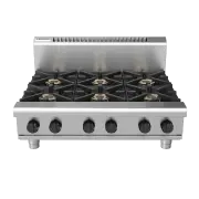 Waldorf Bold RNB8600G-B, 6 Burner Cooktop with Bench Base