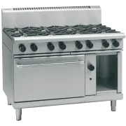 Waldorf 800 RNL8810G, 8 Burner Oven Range Low Back Model