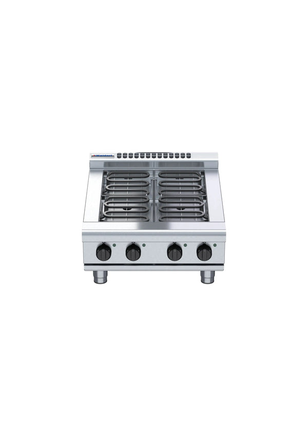 Waldorf 800 RNL8400E-B, 4 Element Cooktop Low Back Model with Bench Base
