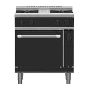 Waldorf Bold RNLB8510GEC, 4 Burner Convection Oven Range Low Back Model