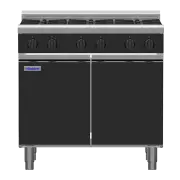 Waldorf Bold RNLB8600G-B, 6 Burner Cooktop Low Back Model with Bench Base