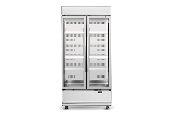 Skope ActiveCore SKB900N-AC 2 Glass Door Display or Storage Fridge, Lit Sign