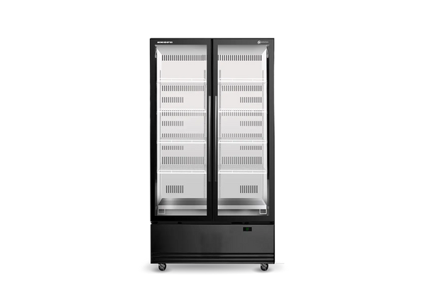 Skope ActiveCore SKB900N-A 2 Glass Door Display or Storage Fridge