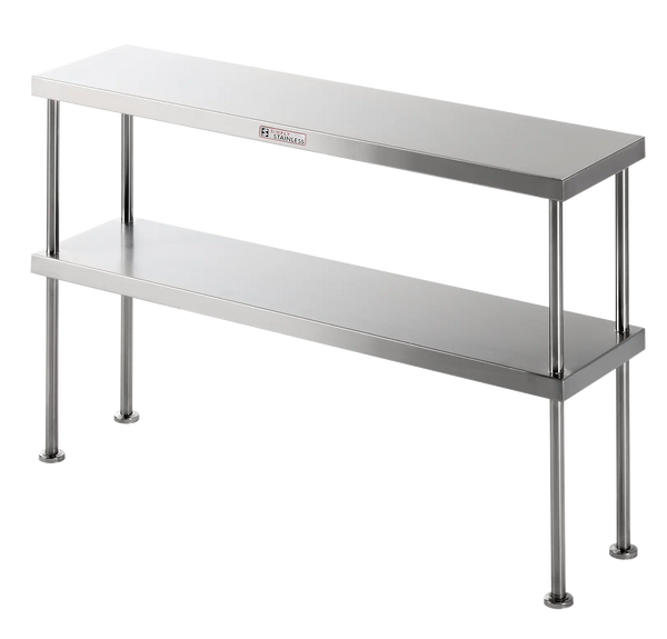 Simply Stainless SS13.1500 Double Tier Over Shelf - 1500-mm