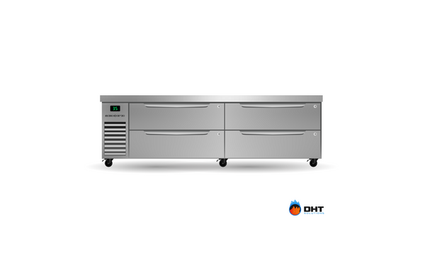 SKOPE ProSpec PG21.CBR.2.D4 Four Drawer, Two Bay, ChefBase GN 2/1 Fridge