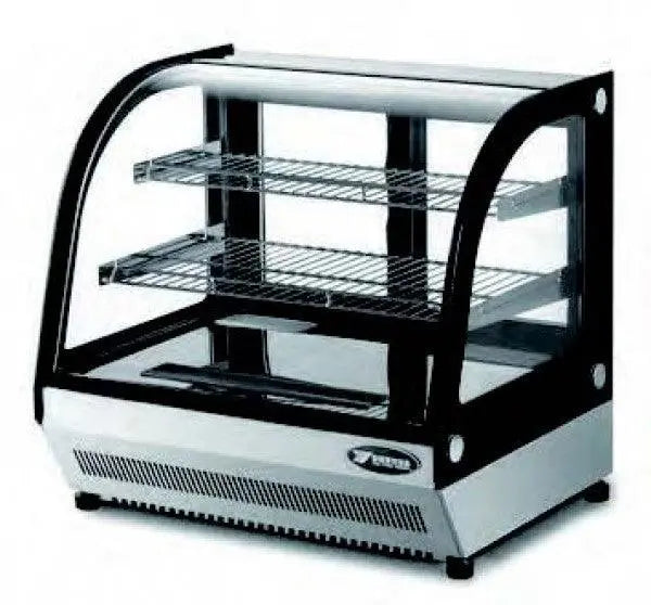 Atosa TY110L, Curved Glass Countertop Cake Fridge 110L