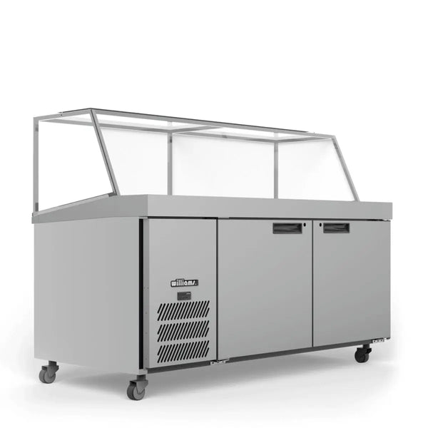 Williams Banksia HSP30UBA 2 Door Preparation Counter Fridge- Colorbond