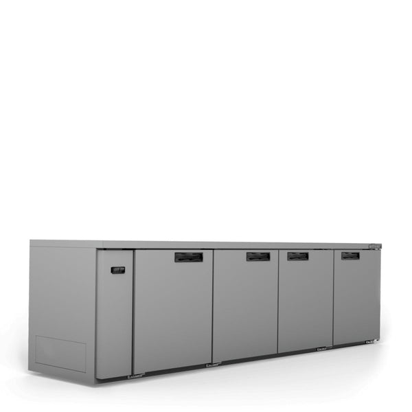 Williams Boronia HB4RSS Stainless Steel Remote Back Bar Counter Display Refrigerator
