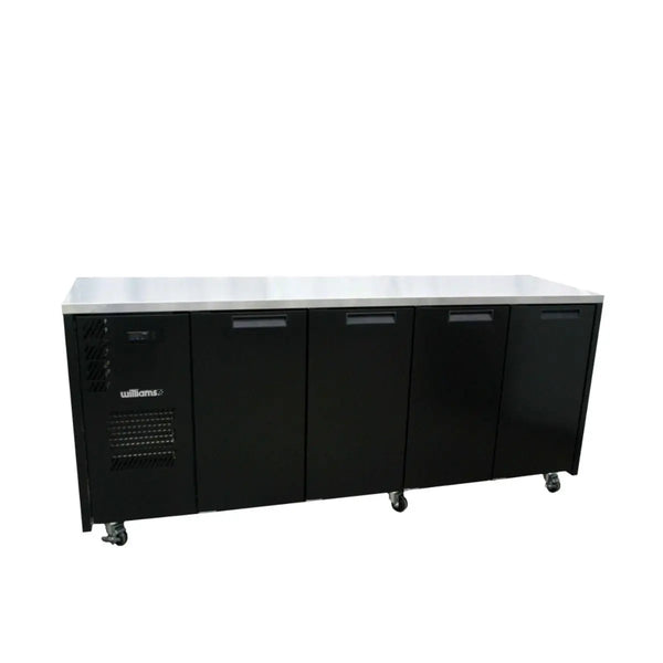 Williams Cameo HC4USBHC, 4 Solid Door Back Bar Fridge (Replaces HC4USB)