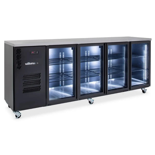 Williams Cameo Star HC4UGBHC 4 Glass Door Back Bar Fridge - Colorbond (Replaces HC4UGB)