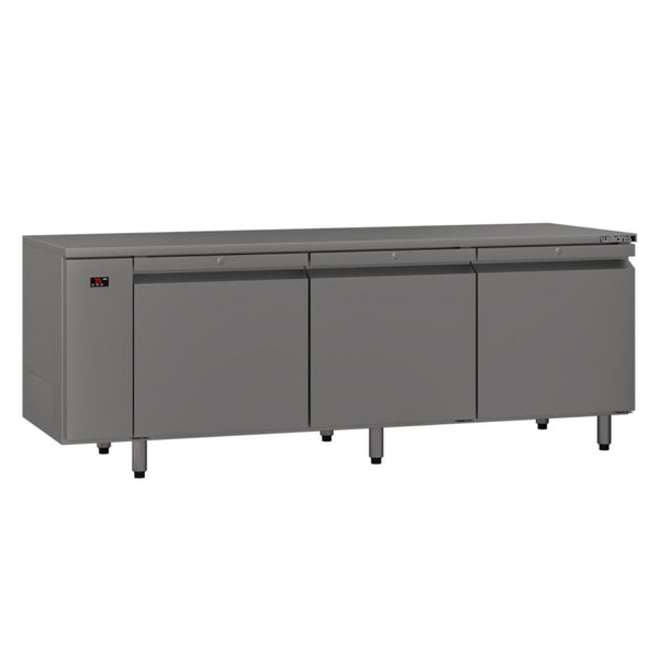 Williams Emerald HE3RSS Three Door Stainless Steel Remote Under Counter Refrigerator