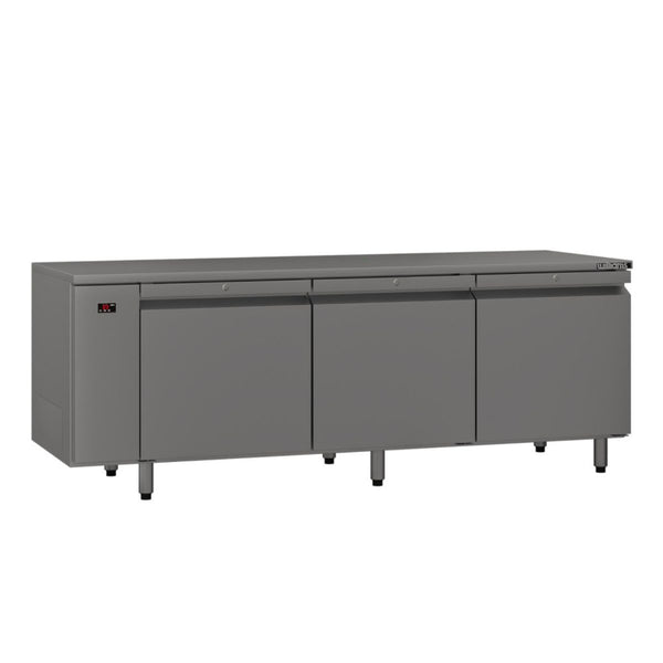 Williams Emerald LE3RSS Three Door Stainless Steel Remote Under Counter Freezer