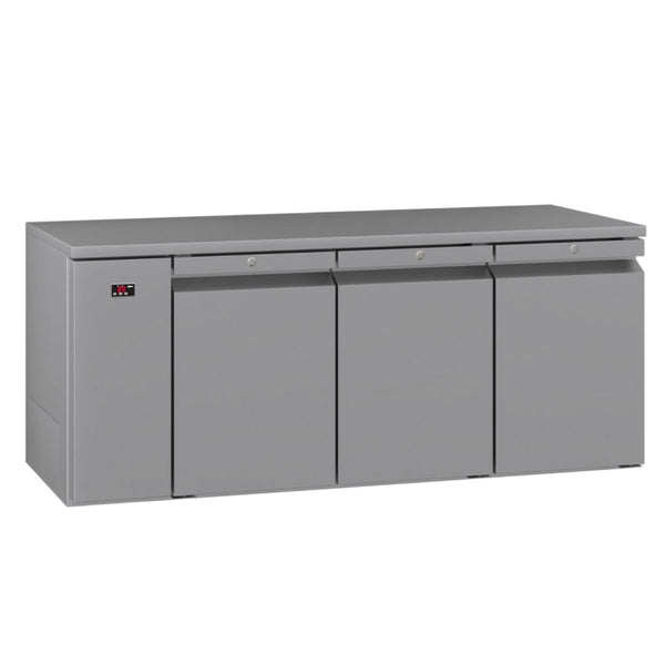 Williams Opal LO3RSS Three Door Stainless Steel Remote Under Counter Freezer