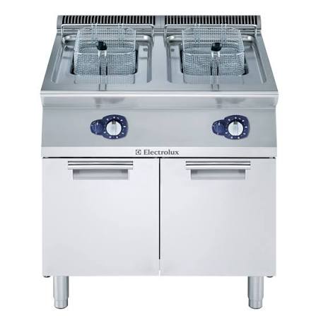 Clearance: Electrolux E7FRGH2GF0 2-Pan 15L Natural Gas Fryer – New, Aged Stock