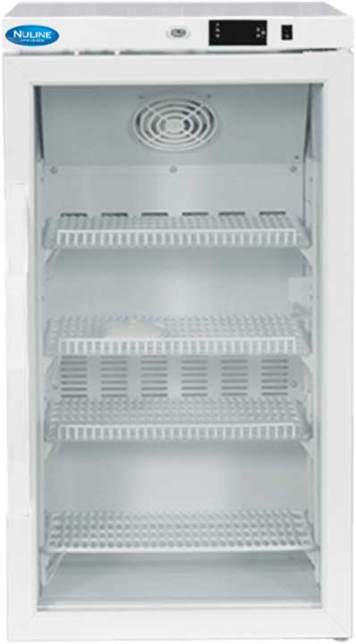 Nuline ML59GP, 1 Glass Door Under Counter Vaccine Small Capacity Fridge with Digital Control