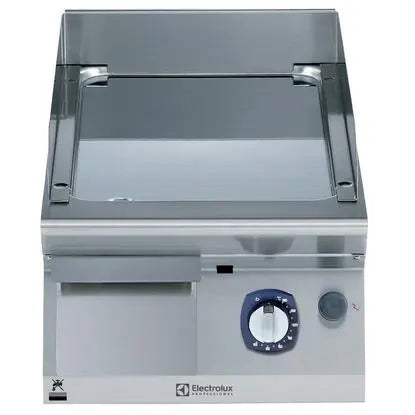 Electrolux Modular Cooking Range Line 700XP 371037, 400mm Gas Fry Top Smooth Polished Chrome Plate