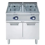 Electrolux Modular Cooking Range Line 700XP 371071, Two Wells Freestanding Gas Fryer 15 Liter