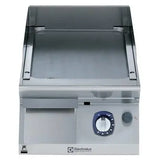 Electrolux Modular Cooking Range Line 700XP 371320, 400mm Gas Fry Top Smooth Brushed Chrome Plate
