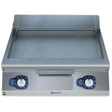 Electrolux Modular Cooking Range Line 700XP 371330, 800mm Gas Fry Top Smooth Brushed Chrome Plate