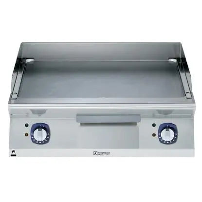 Electrolux Modular Cooking Range Line 700XP 371340, 800mm Electric Fry Top Smooth Brushed Chrome Plate