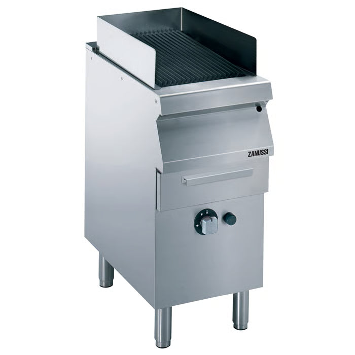 Zanussi EVO700 372280, 400mm Half Module Char Grill with Cabinet Base
