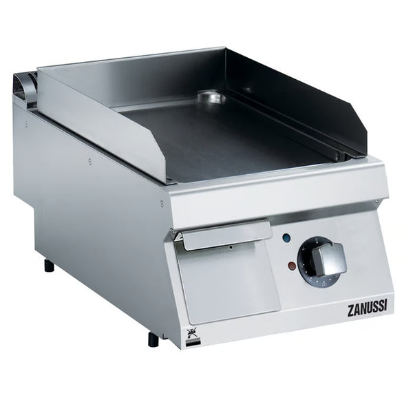 Zanussi EVO700 372325, 400mm Fry Top with Smooth Brushed Chrome Plate