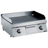 Zanussi EVO700 372340, 800mm Fry Top with Smooth Brushed Chrome Plate