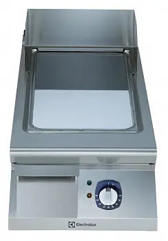 Electrolux Modular Cooking Range Line 900XP 391072, Half Module Electric Fry Top Smooth Polished Chrome Plate