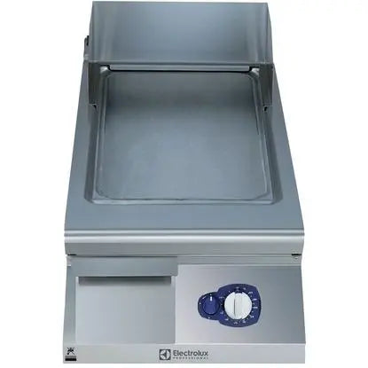 Electrolux Modular Cooking Range Line 900XP 391402, 400mm Gas Fry Top Smooth Brushed Chrome Plate