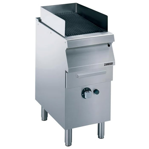 Zanussi EVO900 392266, 400mm Half Module Char Grill with Cabinet Base