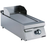 Zanussi EVO900 392402, 400mm Fry Top with Smooth Brushed Chrome Horizontal Plate